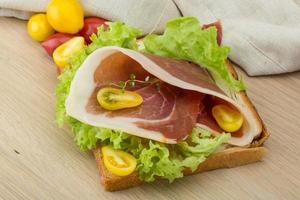 sandwich au jambon photo