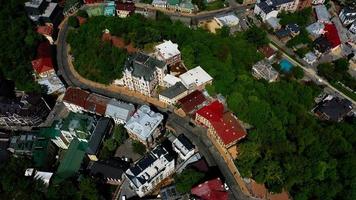 vue aérienne de la place sofia et de la place mykhailivska photo