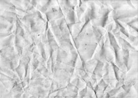 papier blanc sale, froissé, froissé, arrière-plan abstrait, grunge, rayures et texture en détresse photo