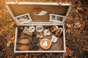 étui avec accessoire de mariage photo