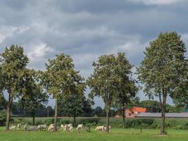 l'heure d'été au village allemand weseke photo