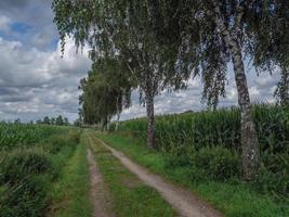 l'heure d'été au village allemand weseke photo