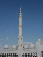 mosquée à abu dhabi photo
