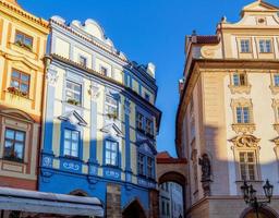 Prague: détails des bâtiments et de l'architecture