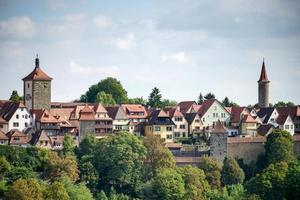 Rothenburg, Allemagne, 2014. vue sur la ville de Rothenburg photo