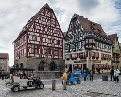 Rothenburg, Allemagne, 2014. rue pittoresque de Rothenburg photo