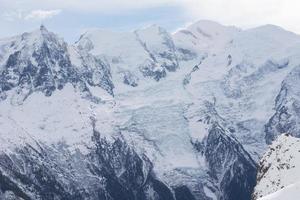 vue sur le paysage de montagne photo