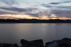 coucher de soleil à istanbul photo