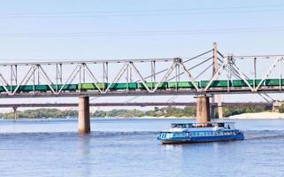 transport fluvial et ferroviaire photo