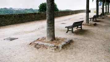 belvédère du jardin anglais de la ville de dinan photo