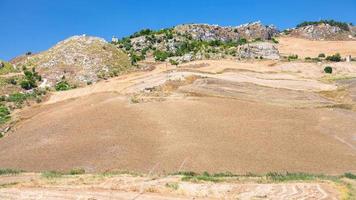 paysage du sud de la sicile en été photo