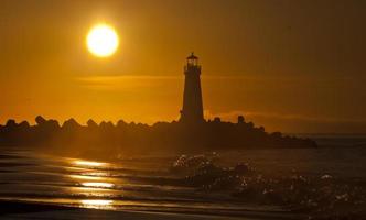 phare de santa cruz walton le matin photo