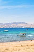 golfe d'aqaba et vue sur la ville d'israël eilat photo