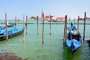 gondole sur le canal de san marco, venise photo