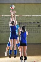 vue de jeu de volley-ball photo