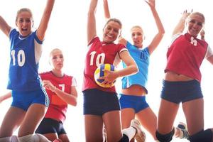 volley-ball, femme, groupe photo