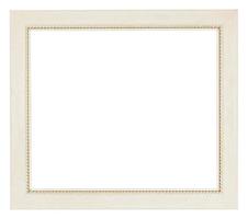 large cadre photo en bois plat blanc