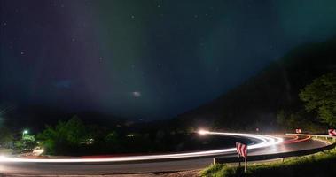 vue sur les sentiers de lumière photo