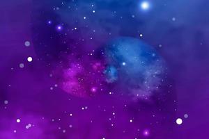 ciel bleu étoilé. arrière-plan abstrait avec nébuleuse, cosmos et galaxie. photo