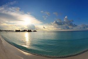 paysage de plage tropicale photo