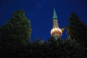 mosquée la nuit photo