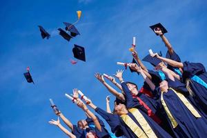 étudiants diplômés du secondaire photo