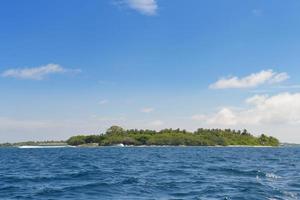 vue sur la plage tropicale photo