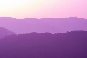 paysage d'été violet ultra violet photo