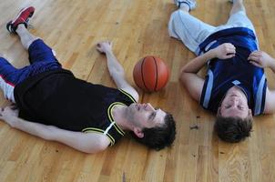 vue de détente de basket-ball photo