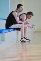 vue du match de basket photo