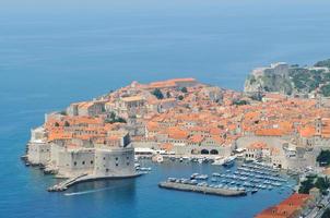 vue sur le paysage de dubrovnik photo