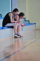 vue du match de basket photo