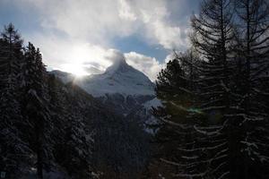 montagne cervin zermatt suisse photo