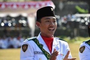 Ubud, Indonésie - 17 août 2016 - le jour de l'indépendance se célèbre tout autour du pays photo