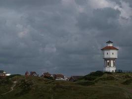 L'île de Langeoog dans la mer du Nord allemande photo