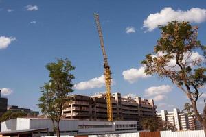 brasilia, brésil 8 septembre 2022 construction de nouveaux immeubles d'appartements dans le nord-ouest de brasilia, alias setor noroeste photo