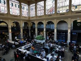 Gênes, Italie - 18 mai 2019 - le nouveau marché mog est ouvert au public photo