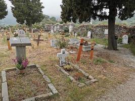 monterosso cinque terre vieux cimetière tombes photo