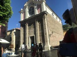 noli, italie - 7 juillet 2018 - village médiéval de noli en ligurie italie photo