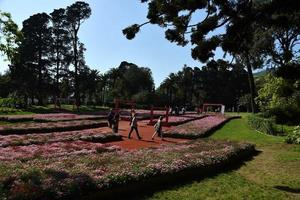 Gênes, Italie - 27 avril 2017 - retour d'euroflora à Gênes dans le scénario unique des parcs nervi photo