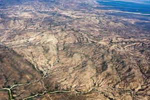 vue aérienne de baja california sur mexique photo