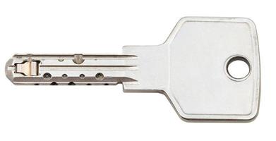 une clé de porte en acier pour serrure à goupille photo