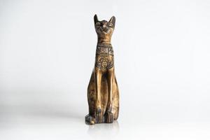 chat en bois - souvenir d'Egypte