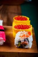 sushi oriental frais et savoureux, thème japonais photo