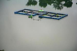 le lac wahyu est situé sur les pentes du mont lawu photo