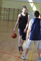 vue du match de basket photo