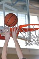 vue du match de basket photo