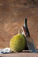 gros plan du durian