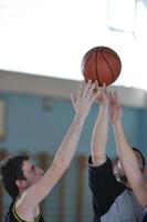 vue du match de basket photo