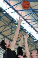 vue du match de basket photo